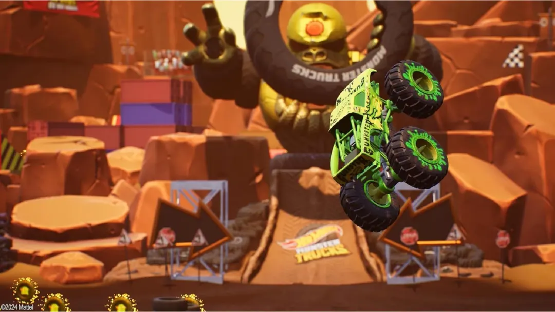 Hot Wheels Monster Trucks Stunt Mayhem