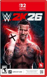 کاور بازی WWE 2K26 برای Nintendo Switch 2