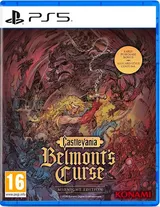 پس‌زمینه‌ی محو کاور بازی Castlevania: Belmont's Curse برای PlayStation 5