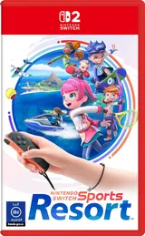 پس‌زمینه‌ی محو کاور بازی Nintendo Switch Sports Resort برای Nintendo Switch 2