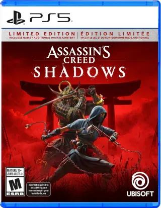 کاور بازی Assassin's Creed Shadows برای PlayStation 5