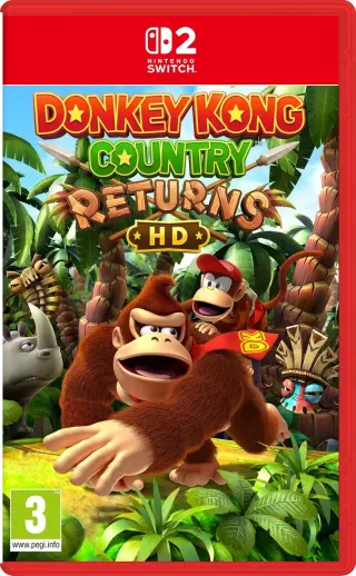 کاور بازی Donkey Kong Country Returns برای Nintendo Switch 2