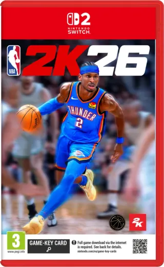 کاور بازی NBA 2K26 برای Nintendo Switch 2
