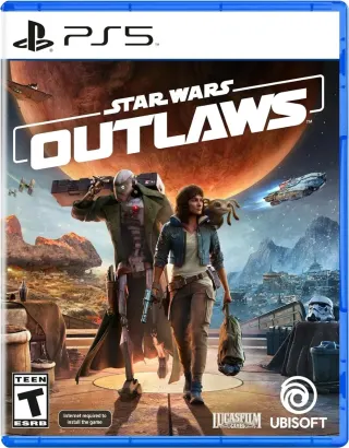کاور بازی Star Wars Outlaws برای PlayStation 5