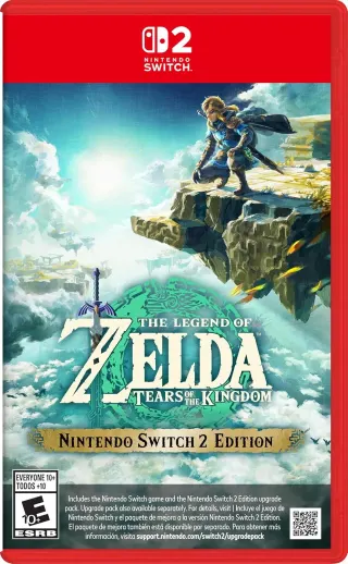 کاور بازی The Legend of Zelda: Tears of the Kingdom برای Nintendo Switch 2