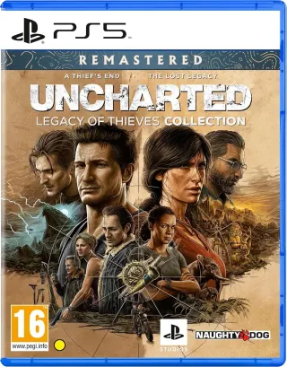 کاور بازی Uncharted Legacy of Thieves Collection برای PlayStation 5