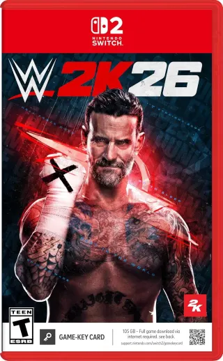 کاور بازی WWE 2K26 برای Nintendo Switch 2