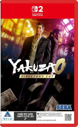 کاور بازی Yakuza 0 Director's Cut برای Nintendo Switch 2