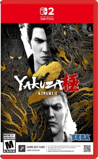 کاور بازی Yakuza Kiwami 2 برای Nintendo Switch 2