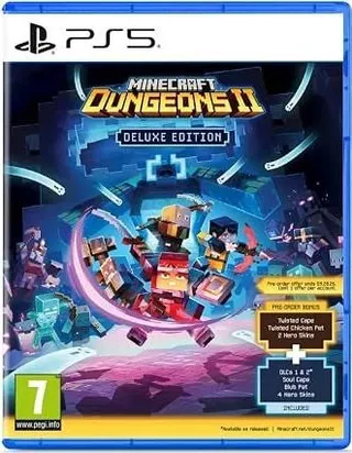 کاور بازی Minecraft Dungeons II Deluxe Edition برای PlayStation 5