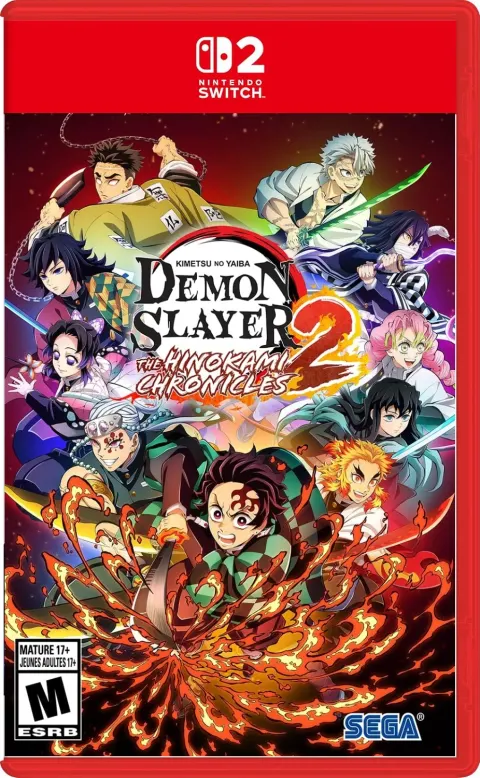 کاور بازی Demon Slayer: Kimetsu no Yaiba - The Hinokami Chronicles 2 برای Nintendo Switch 2