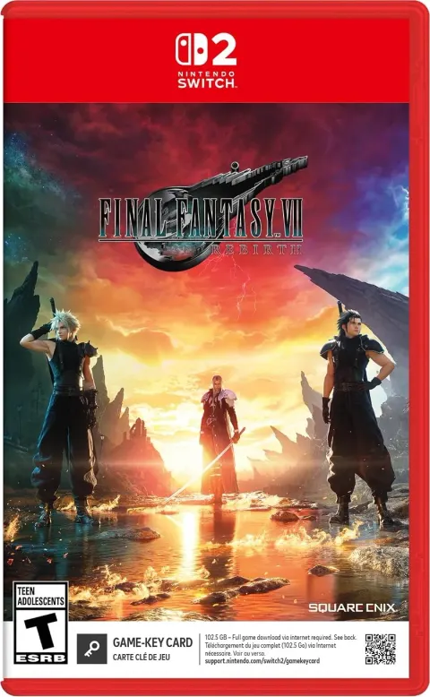 کاور بازی Final Fantasy VII Rebirth برای Nintendo Switch 2