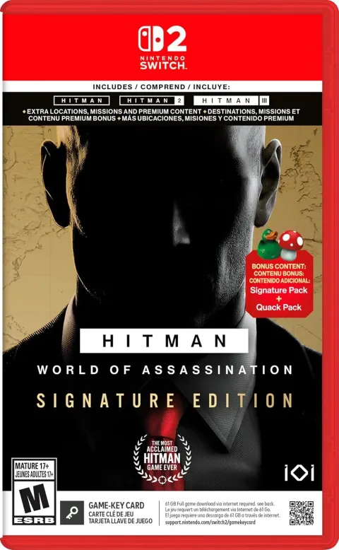 کاور بازی Hitman: World of Assassination Signature Edition برای Nintendo Switch 2