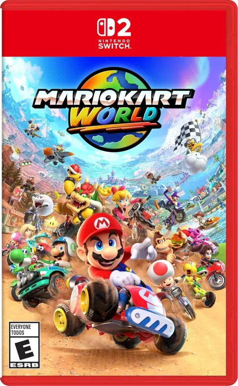 کاور بازی Mario Kart World برای Nintendo Switch 2
