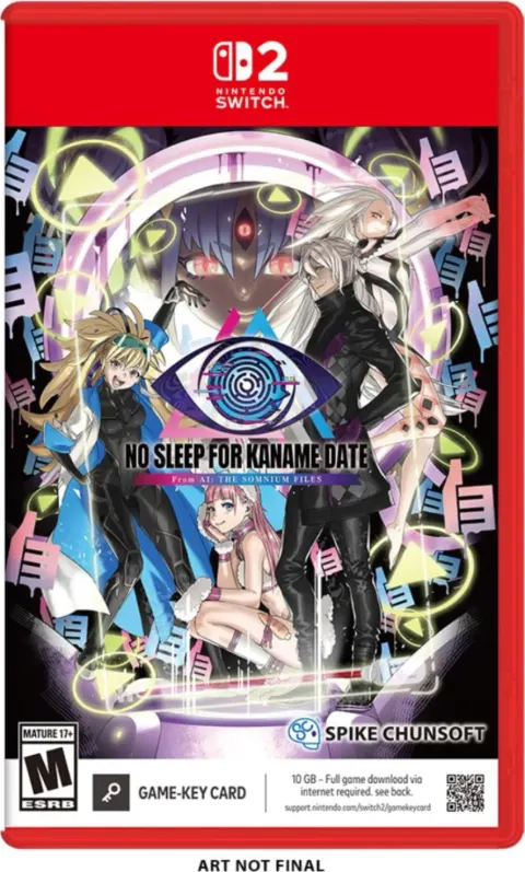 کاور بازی No Sleep for Kaname Date - From AI: The Somnium Files برای Nintendo Switch 2
