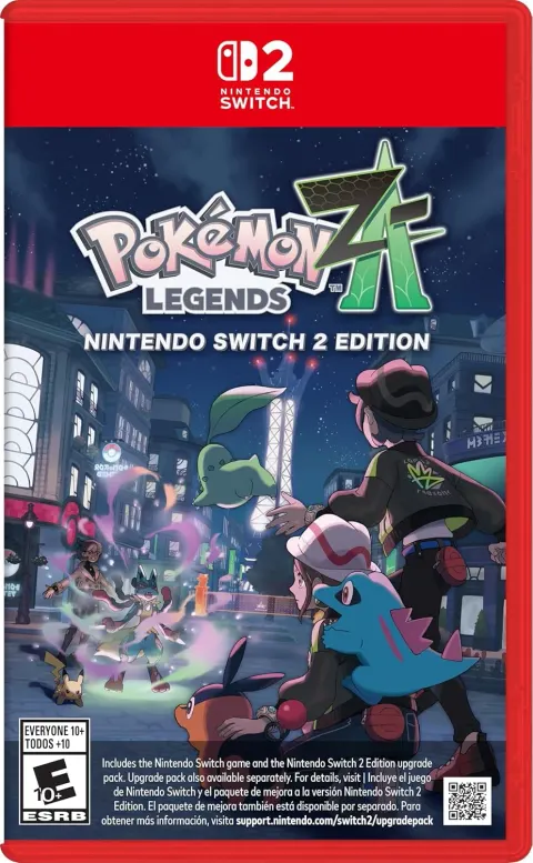 کاور بازی Pokémon Legends: Z-A برای Nintendo Switch 2