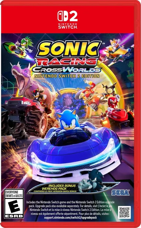 کاور بازی Sonic Racing: CrossWorlds برای Nintendo Switch 2