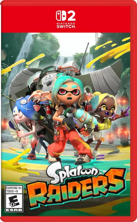 کاور بازی Splatoon Raiders برای Nintendo Switch 2