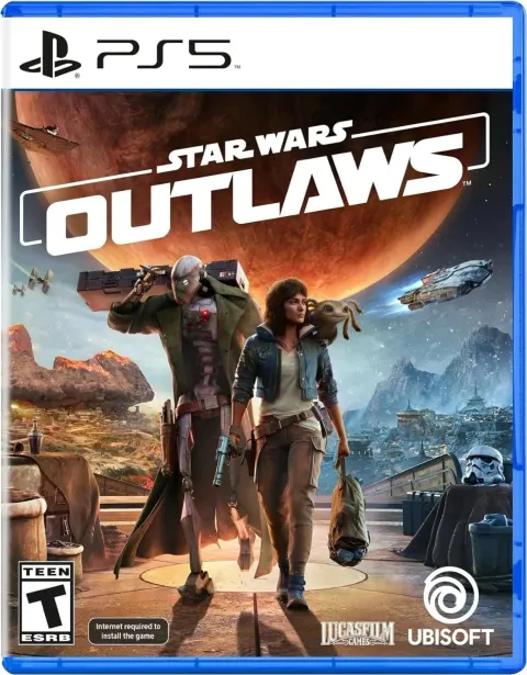 کاور بازی Star Wars Outlaws برای PlayStation 5