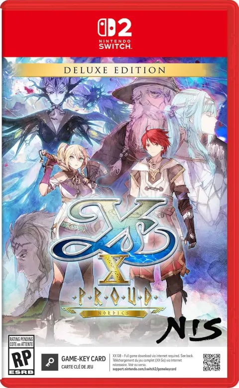 کاور بازی Ys X: Proud Nordics: Deluxe Edition برای Nintendo Switch 2