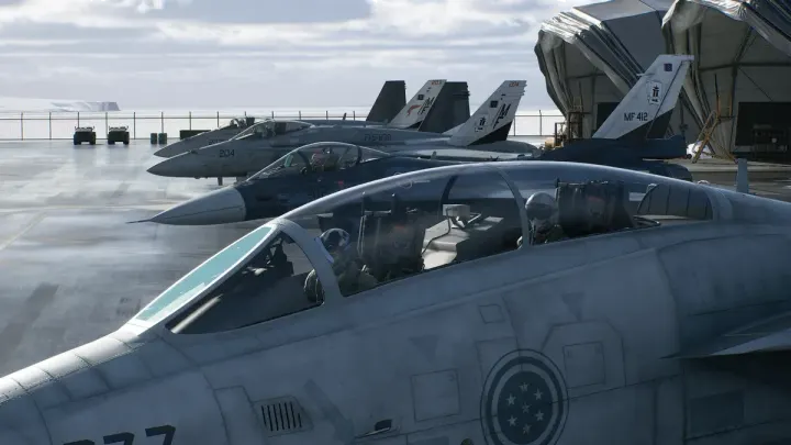 صحنه‌ای از Ace Combat 8: Wings of Theve، یکی از بازی‌های جدید مهر ۱۴۰۵ برای PS5