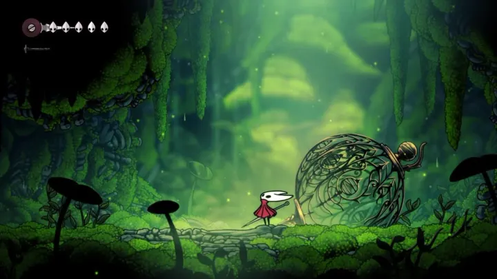 صحنه‌ای از Hollow Knight: Silksong، یکی از بهترین بازی‌های نینتندو سوییچ ۲
